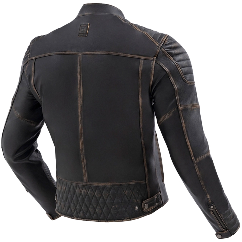 Rebelhorn Hunter II leren motorjas bruin - 2e kwaliteit - II. kwaliteit