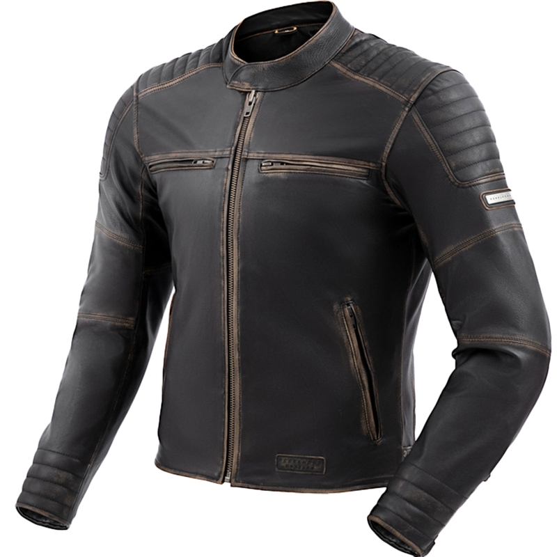 Rebelhorn Hunter II leren motorjas bruin - 2e kwaliteit - II. kwaliteit
