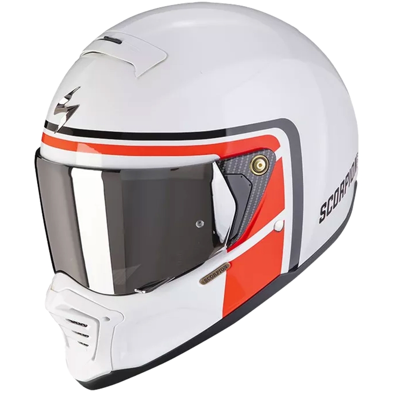 Scorpion EXO-HX1 NOSTALGIA motorhelm wit-rood-zwart - II. kwaliteit