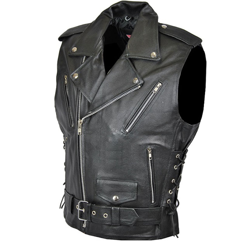 RSA Chopper leren motorvest