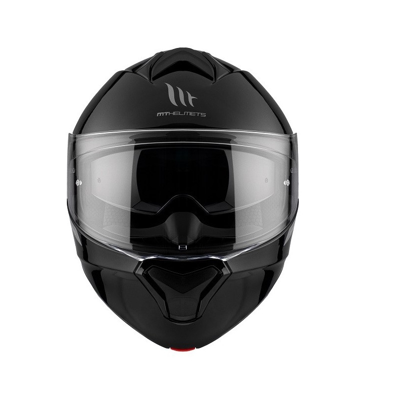 Opklapbare motorhelm MT Genesis SV Solid A1 glanzend zwart 2 - II. kwaliteit