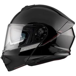 Opklapbare motorhelm MT Genesis SV Solid A1 glanzend zwart 2 - II. kwaliteit