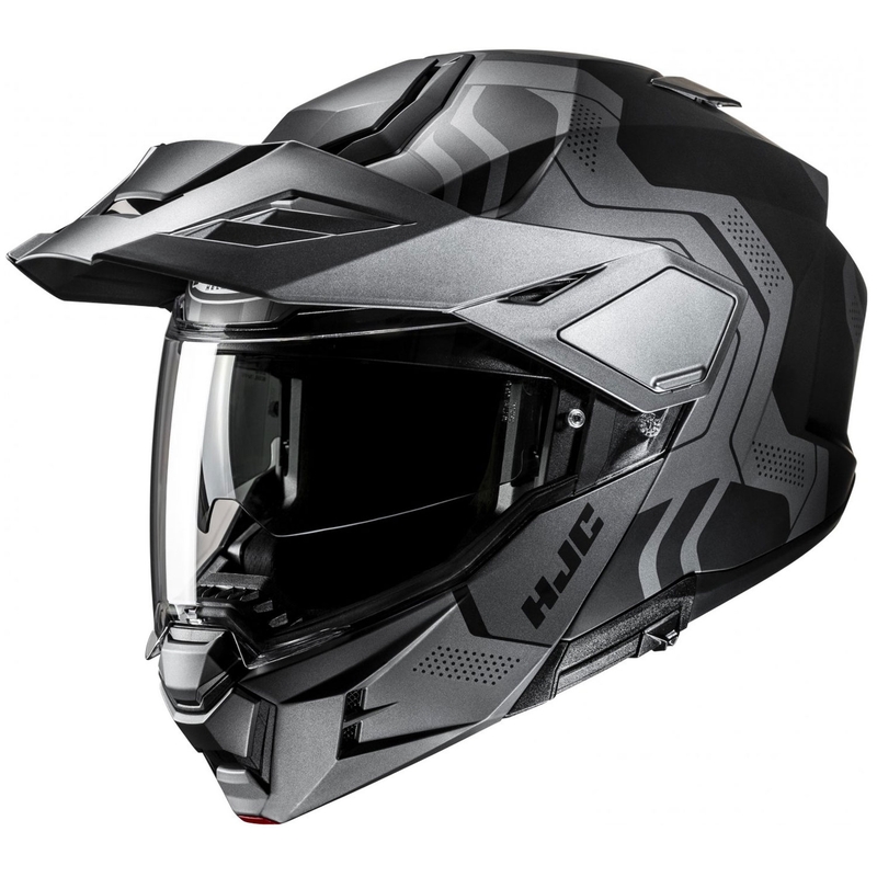 Opklapbare motorhelm HJC i80 Velly MC5SF zwart-grijs - II. kwaliteit
