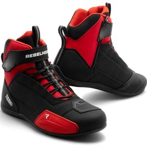 Rebelhorn Swift motorlaarzen zwart-rood - 2e kwaliteit - II. kwaliteit