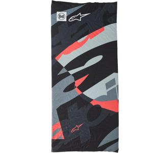 Halswarmer Alpinestars BUFF Mogress camouflage-zwart-fluorescerend rood-grijs