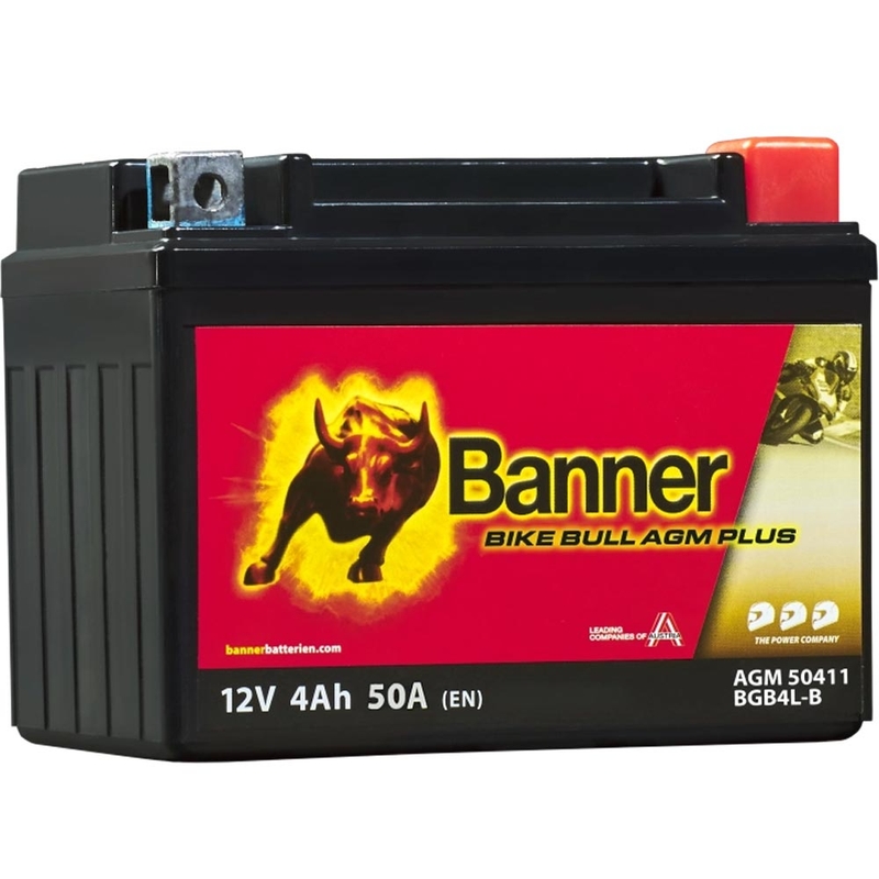 AGM-accu Banner Bike Bull AGM PLUS 504 11 / BGB4L-B - GB4L-B