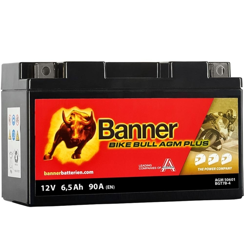AGM-accu Banner Bike Bull AGM PLUS AGM PLUS 506 01 / BGT7B-4 - GT7B-4