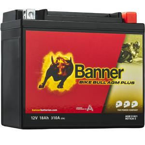 AGM-accu Banner Bike Bull AGM PLUS AGM PLUS 518 21 / BGTX20-3 - GTX20-3