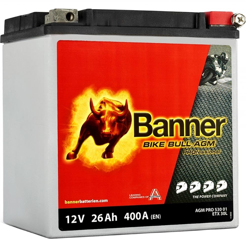 AGM-accu Banner Bike Bull AGM Professional AGM PRO 530 01 / BETX30L - ETX30L