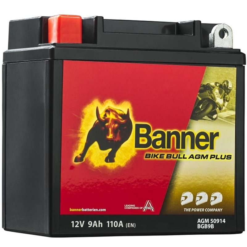 AGM-accu Banner Bike Bull AGM PLUS AGM PLUS 509 14 / BGB9B - GB9B