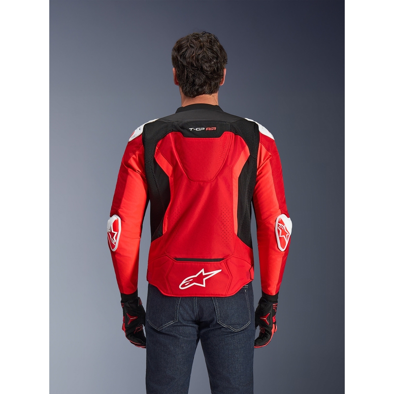 Alpinestars T-GP Air motorjas rood-fluor rood-wit-zwart