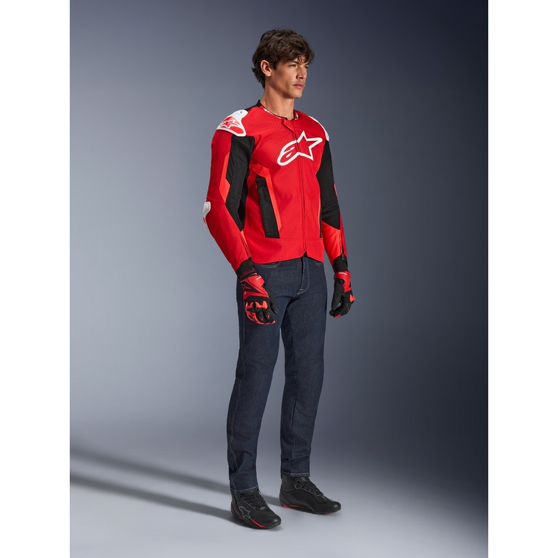 Alpinestars T-GP Air motorjas rood-fluor rood-wit-zwart