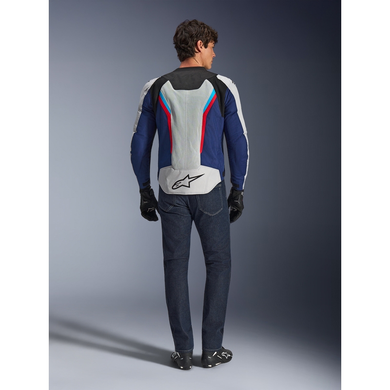 Alpinestars AST V3 Air motorjas wit-blauw-rood-zwart