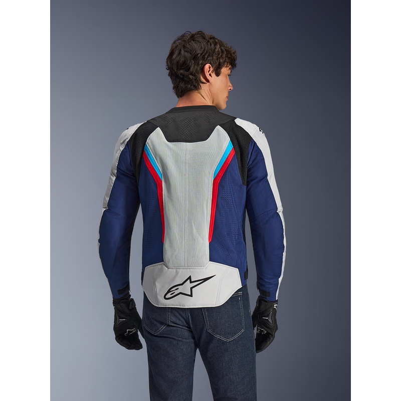 Alpinestars AST V3 Air motorjas wit-blauw-rood-zwart