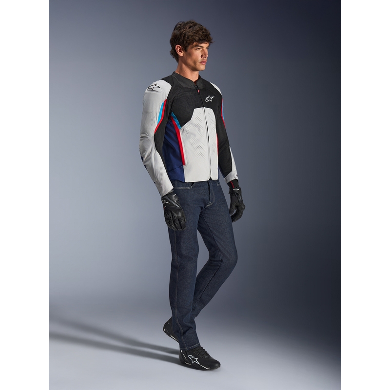 Alpinestars AST V3 Air motorjas wit-blauw-rood-zwart