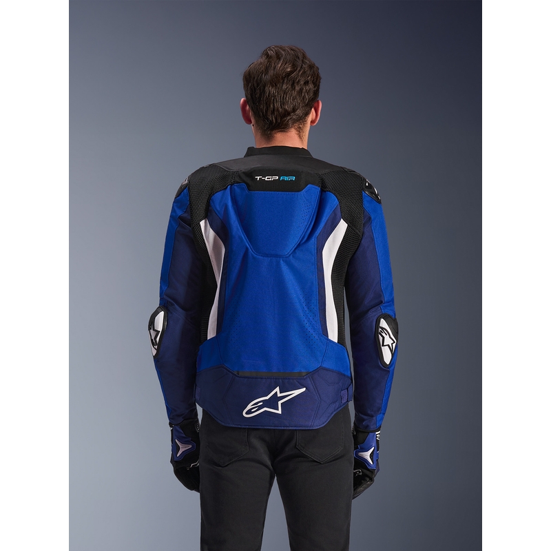 Alpinestars T-GP Air motorjas blauw-wit-zwart