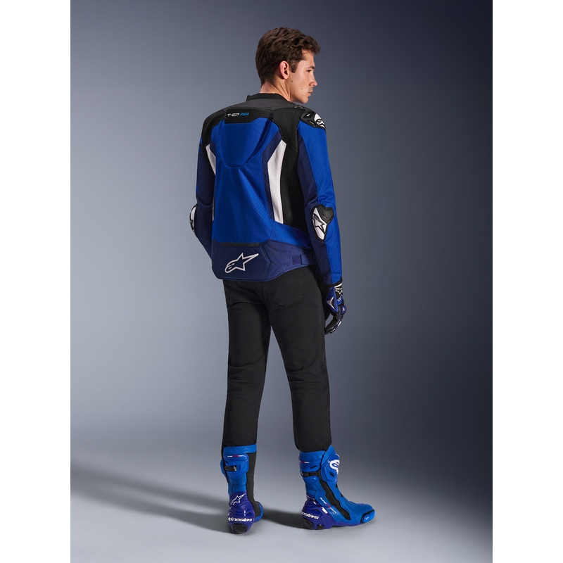 Alpinestars T-GP Air motorjas blauw-wit-zwart