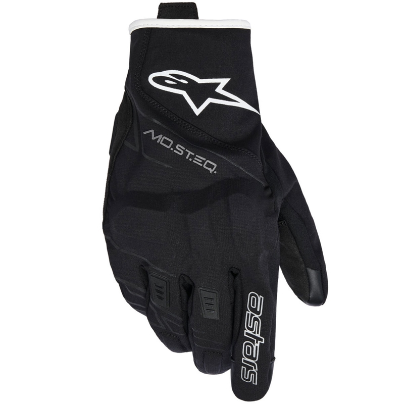 Alpinestars MOBLAST WATERPROOF motorhandschoenen zwart-wit gebroken wit