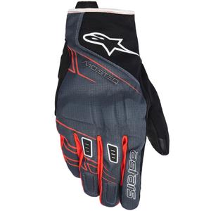 Alpinestars MOBLAST WATERPROOF motorhandschoenen zwart-antraciet-oranje