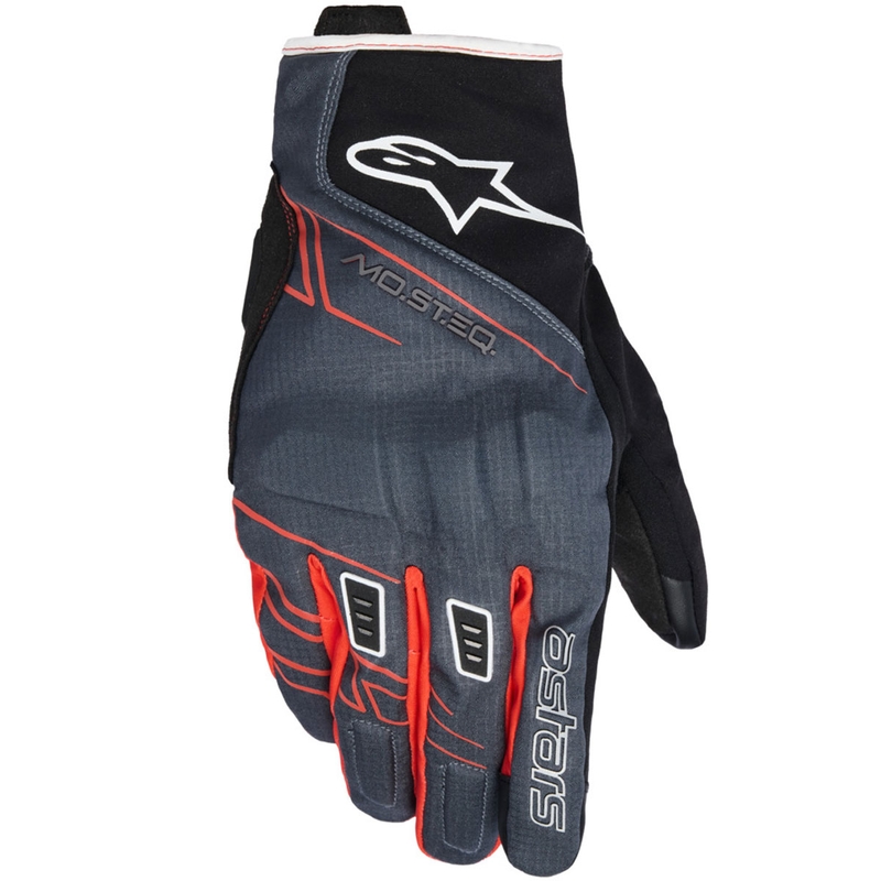 Alpinestars MOBLAST WATERPROOF motorhandschoenen zwart-antraciet-oranje