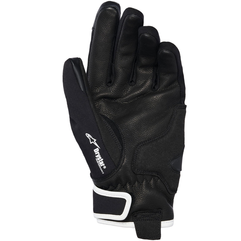 Alpinestars STELLA MOBLAST WATERPROOF dames motorhandschoenen zwart-wit gebroken wit
