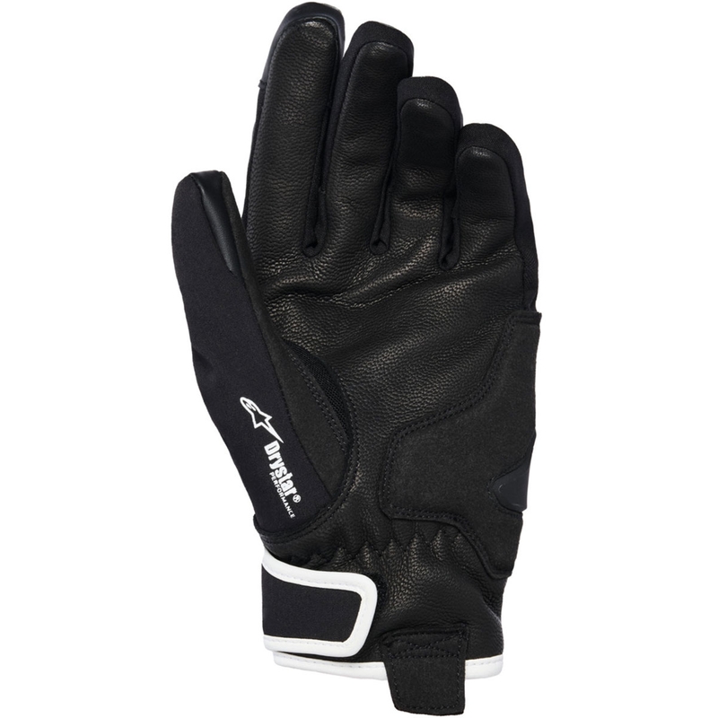 Damesmotorhandschoenen Alpinestars STELLA MOBLAST WATERPROOF grijs-zwart-fluorroze-turkoois-wit