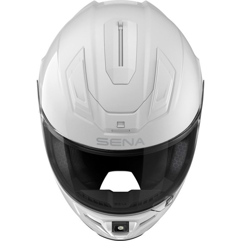 Integraal motorhelm met headset SENA Phantom ANC glanzend wit