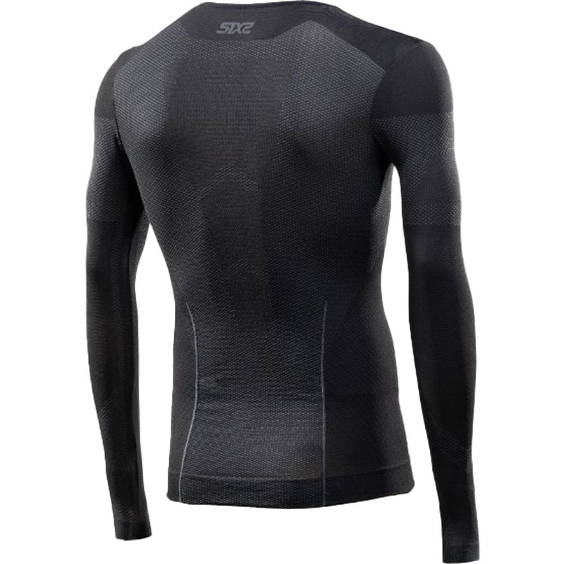 Functioneel T-shirt met lange mouwen SIXS BT TS2L V2 zwart-donkergrijs