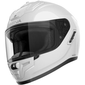 Integraal motorhelm met headset SENA Phantom ANC glanzend wit