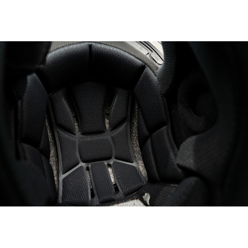 Enduro motorhelm met headset SENA Outlander glanzend wit
