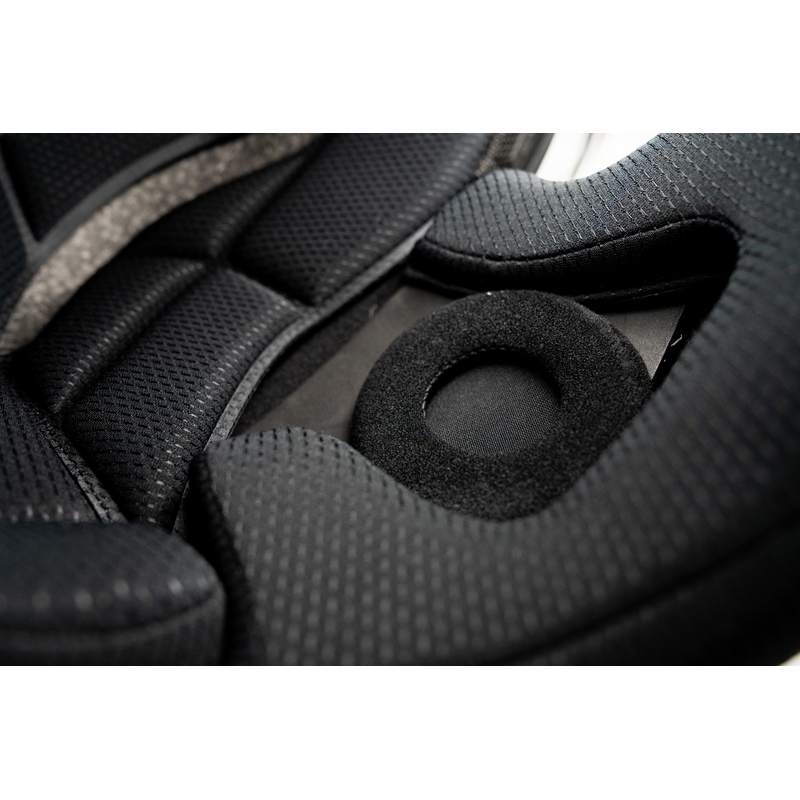 Enduro motorhelm met headset SENA Outlander glanzend wit