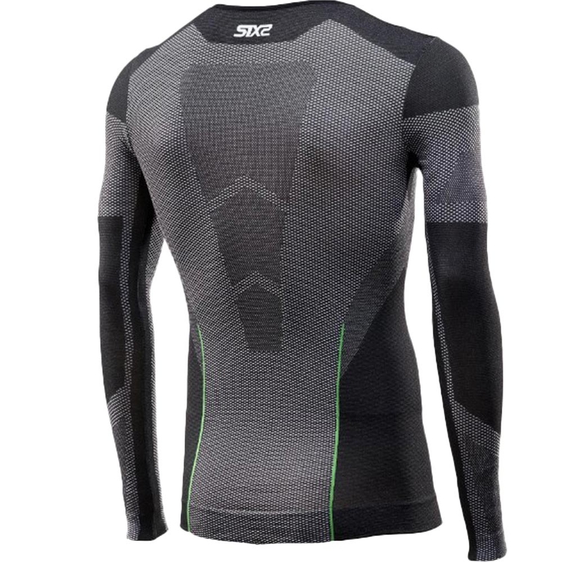 Functioneel T-shirt met lange mouwen SIXS BT TS2L V2 zwart carbon
