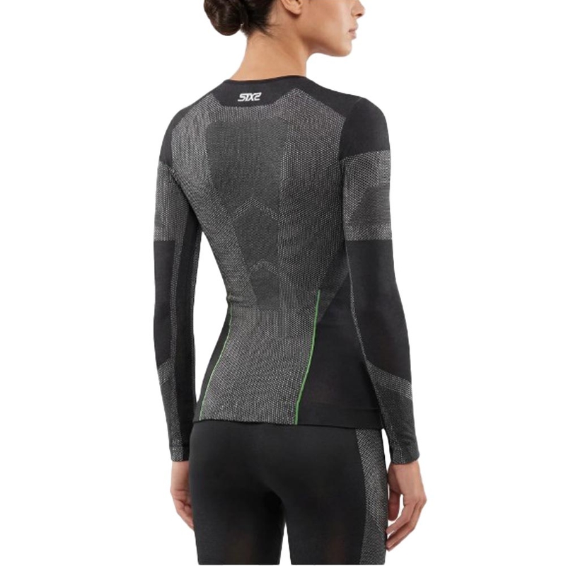 Functioneel T-shirt met lange mouwen SIXS BT TS2L V2 zwart carbon