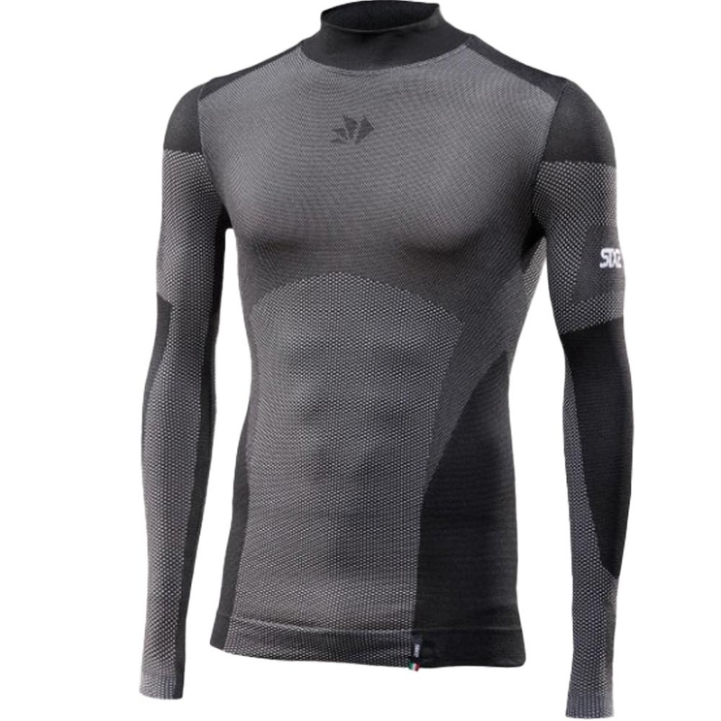 Functioneel T-shirt met lange mouwen SIXS BT TS3L V2 zwart carbon