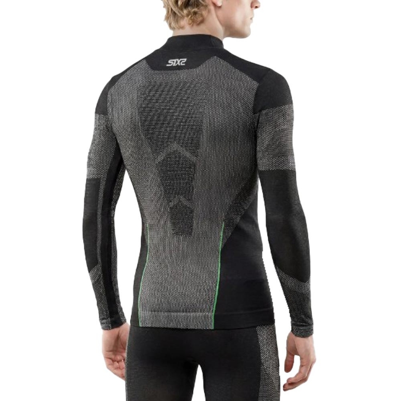 Functioneel T-shirt met lange mouwen SIXS BT TS3L V2 zwart carbon