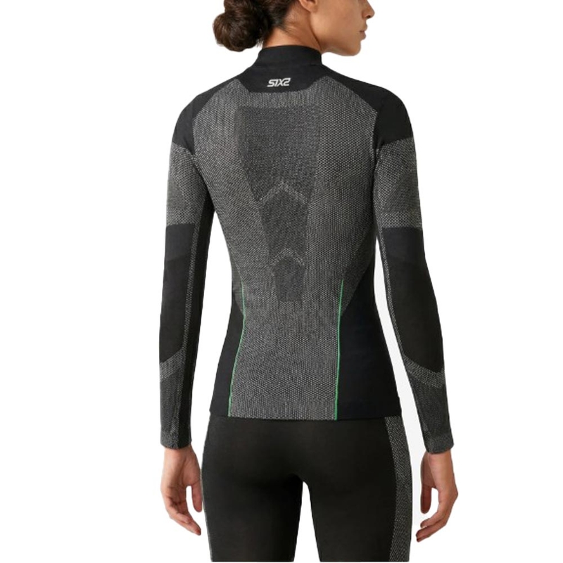 Functioneel T-shirt met lange mouwen SIXS BT TS3L V2 zwart carbon