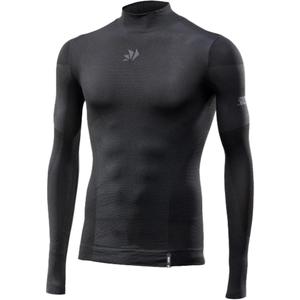 Functioneel T-shirt met lange mouwen SIXS BT TS3L V2 zwart-donkergrijs