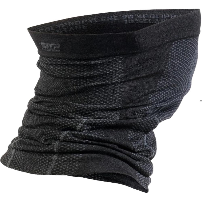 Nekwarmer SIXS BT TBXL zwart-donkergrijs