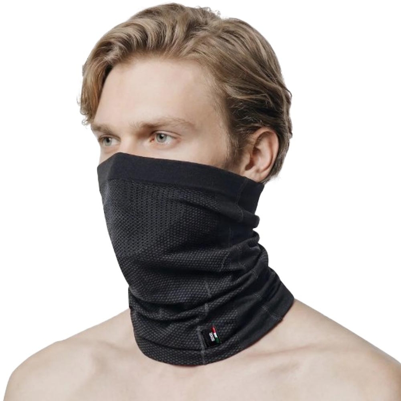 Nekwarmer SIXS BT TBXL zwart-donkergrijs