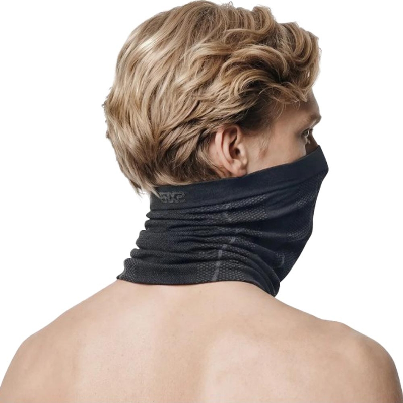 Nekwarmer SIXS BT TBXL zwart-donkergrijs