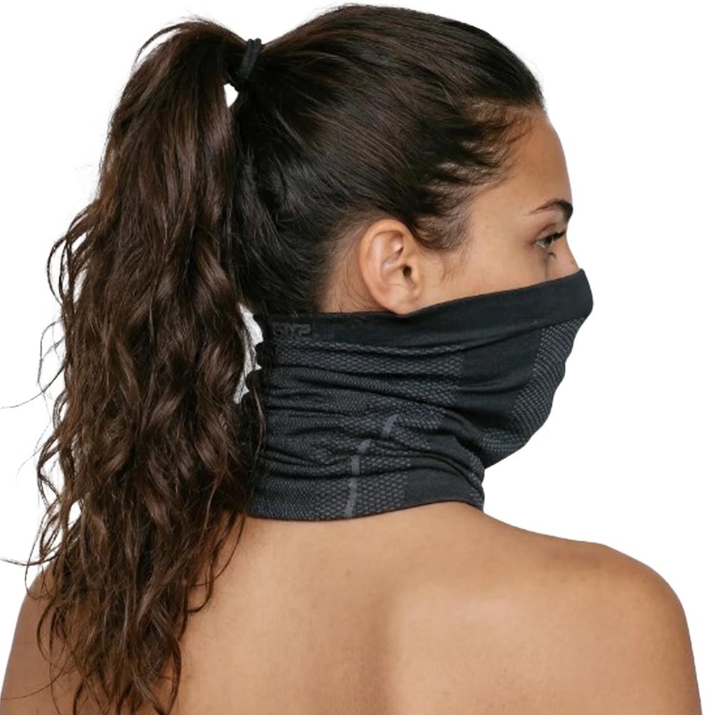 Nekwarmer SIXS BT TBXL zwart-donkergrijs