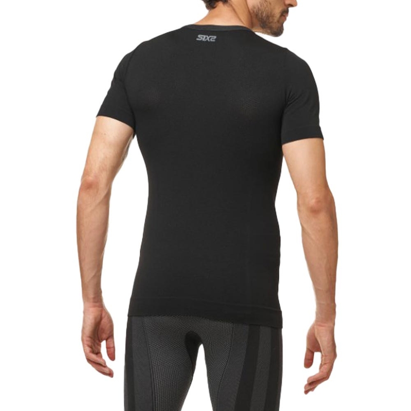 SIXS TS1 V2 functioneel shirt met korte mouwen, zwart