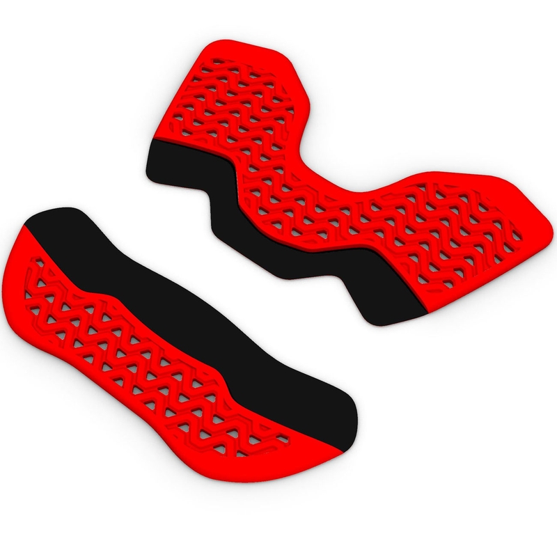 Adapterset voor het verlengen van de borstbescherming van de ALPINESTARS A-4 PLASMA-beschermer, rood