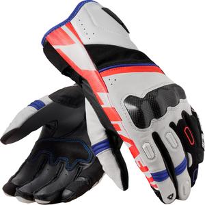 Revit RSR 5 motorhandschoenen wit-blauw