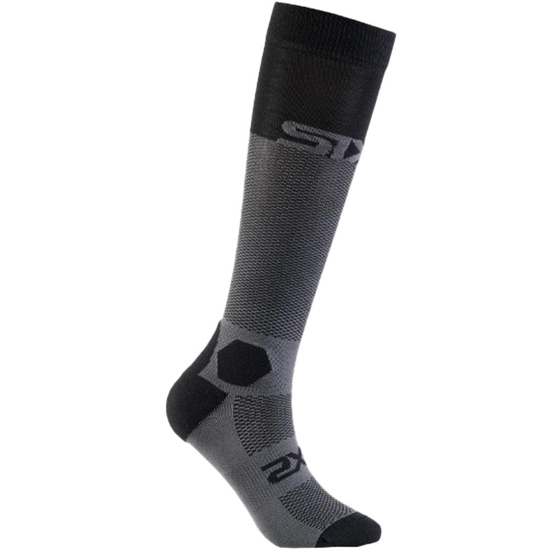 Functionele kniekousen SIXS LONG RACING V2 zwart-grijs