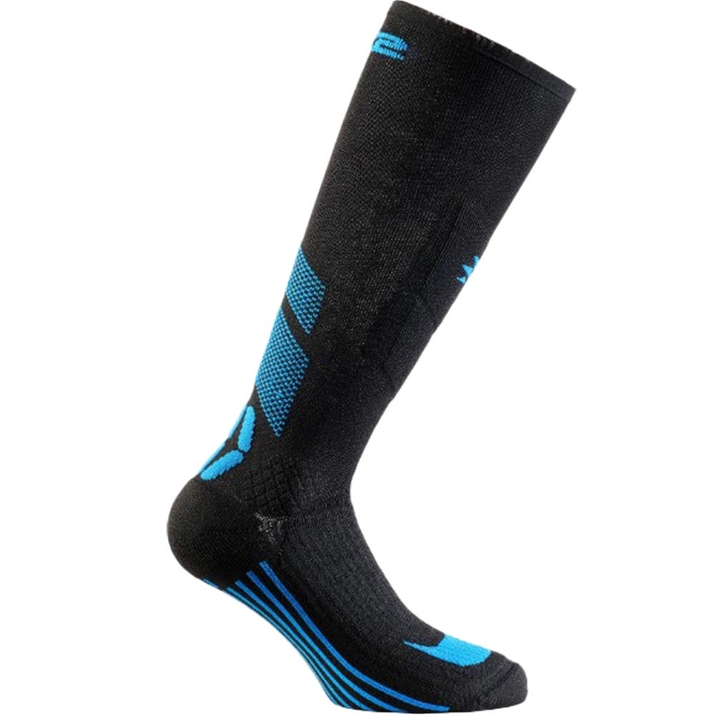 Functionele kniekousen SIXS MOT V3 zwart-blauw