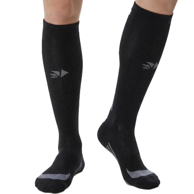 Functionele kniekousen SIXS MOT V3 zwart-grijs