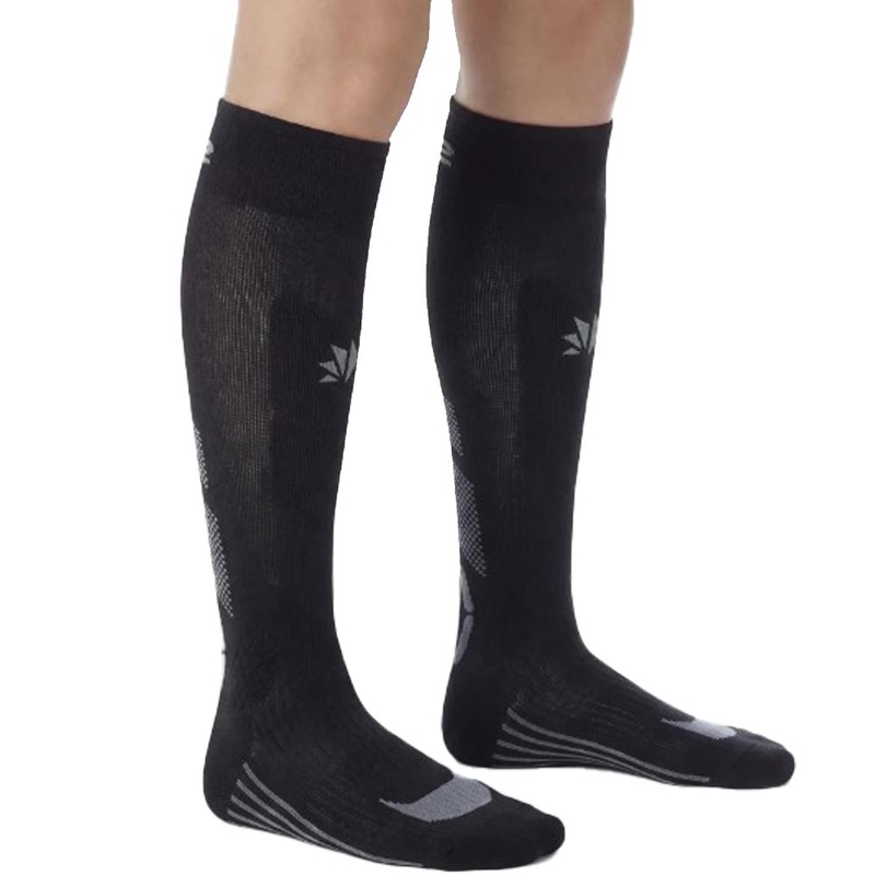 Functionele kniekousen SIXS MOT V3 zwart-grijs