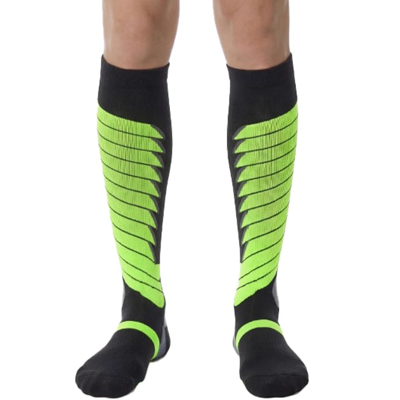 Functionele kniekousen SIXS SPEED V3 zwart-groen