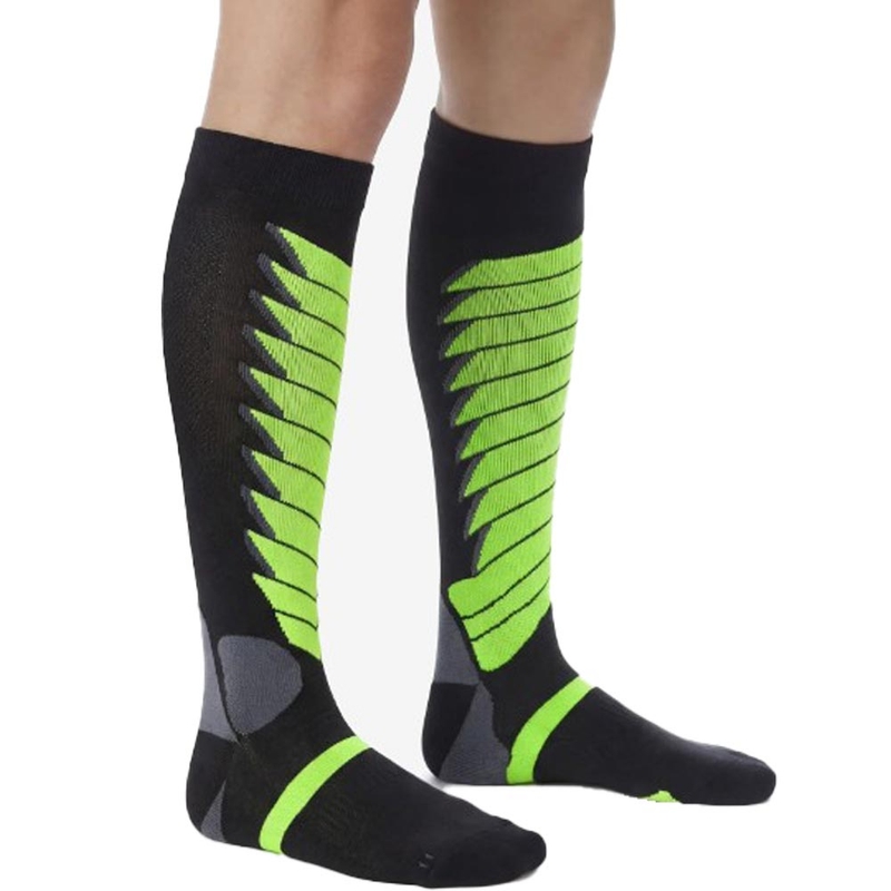 Functionele kniekousen SIXS SPEED V3 zwart-groen